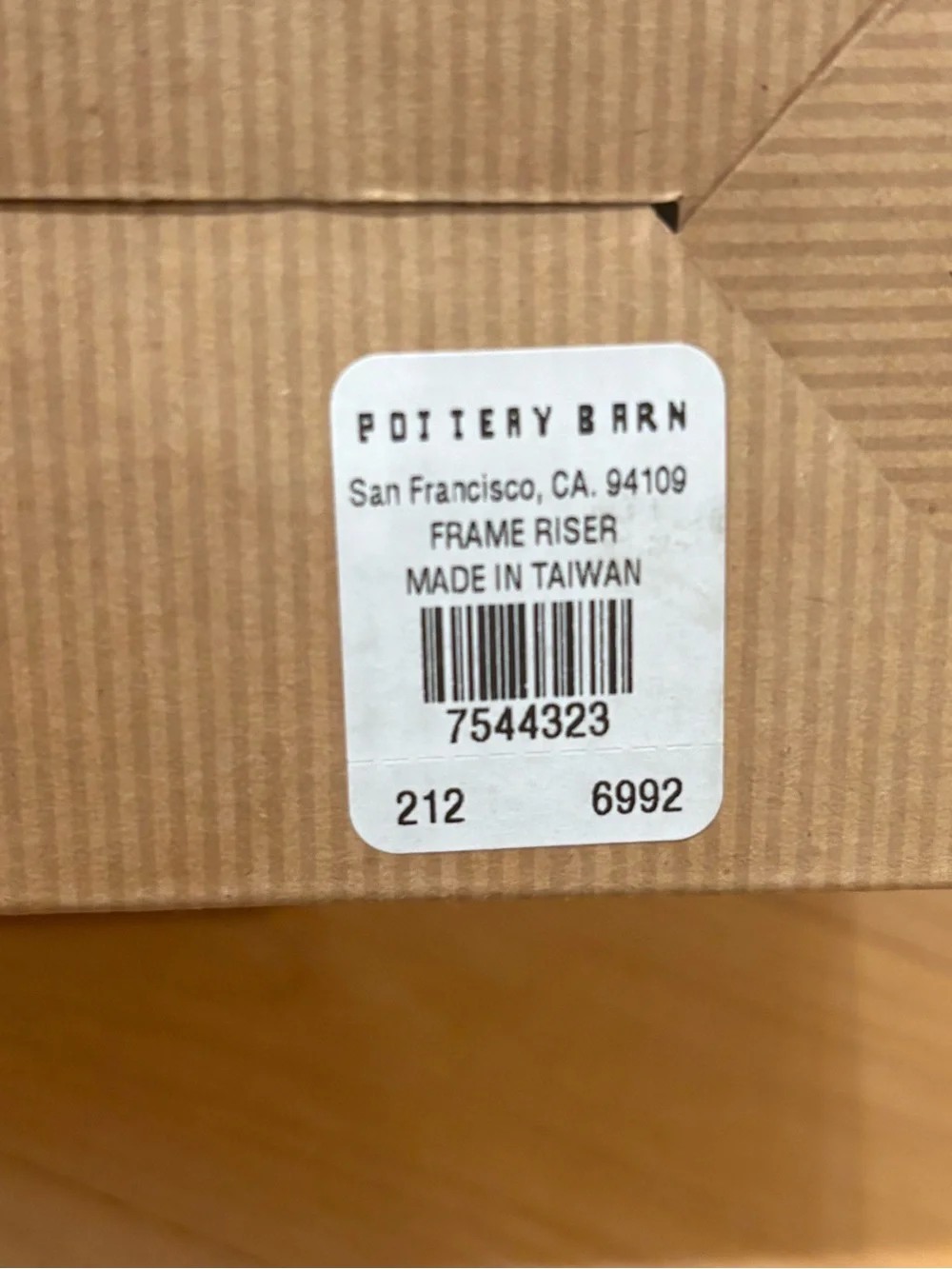 New Pottery Barn Steel Frame Risers - Matte Black Finish (Lot of 4)